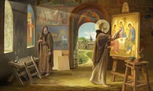 Преподобный Андрей Рублев, иконописец